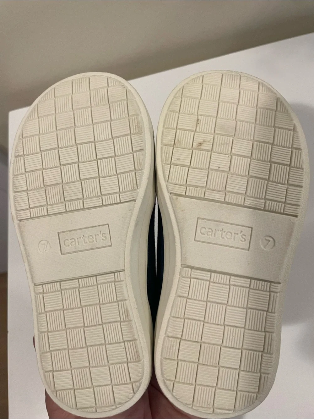 Carter's Navy Toddler Size 7 Canvas Sneakers